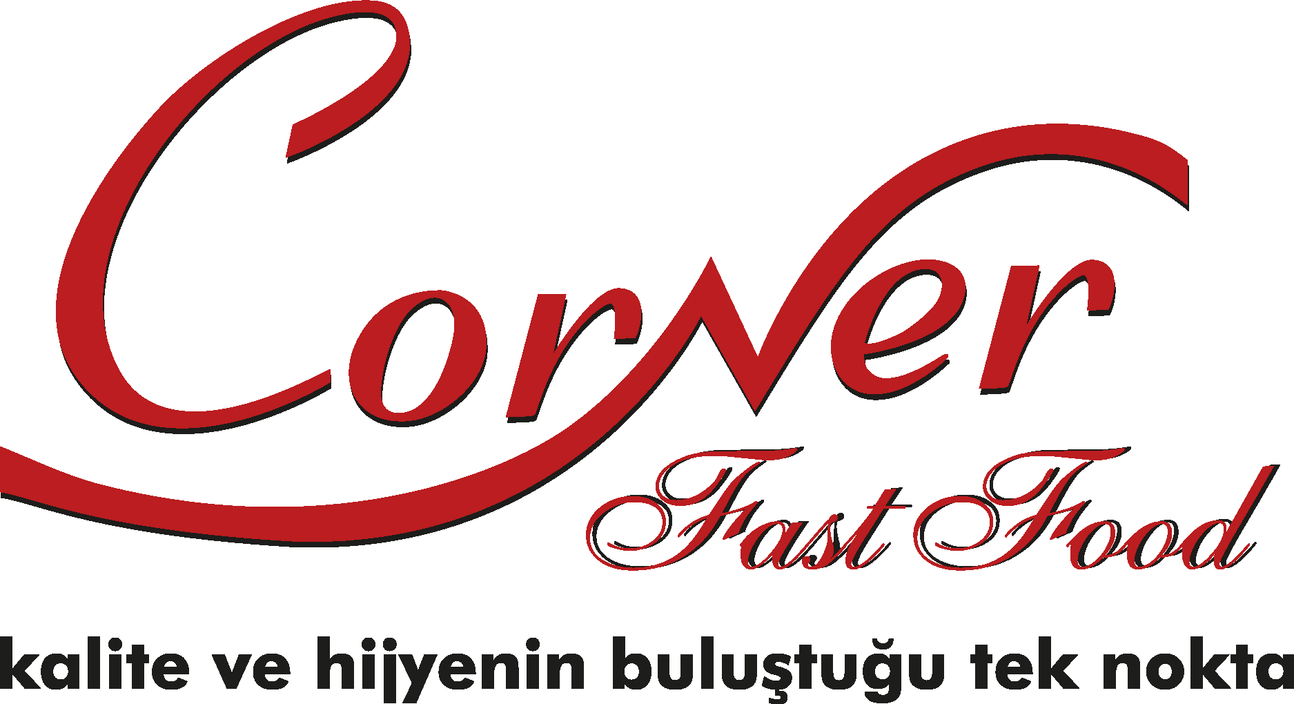 Corner Fast Food Logo Vector Logo